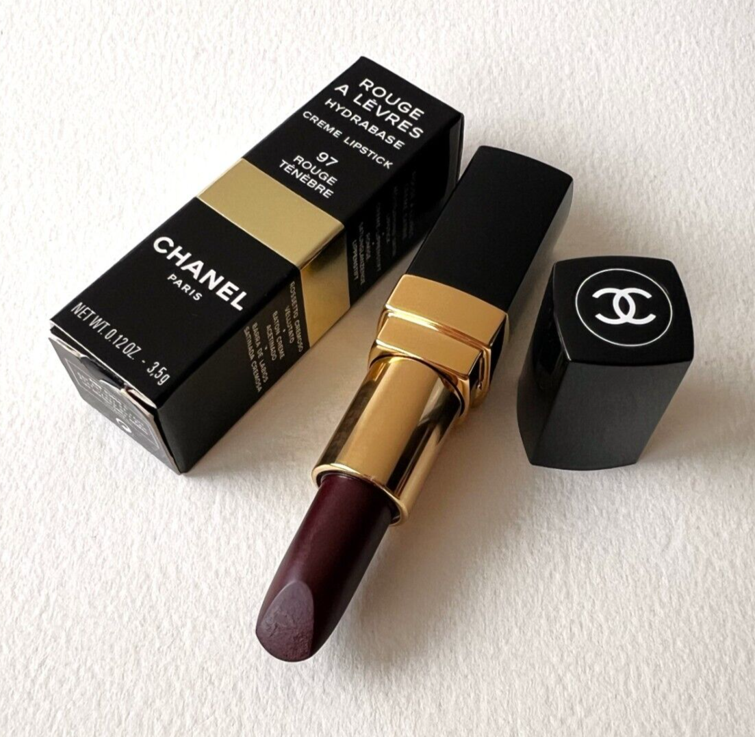 CHANEL Hydrabase Creme Lipstick 97 ROUGE TENEBRE | eBay