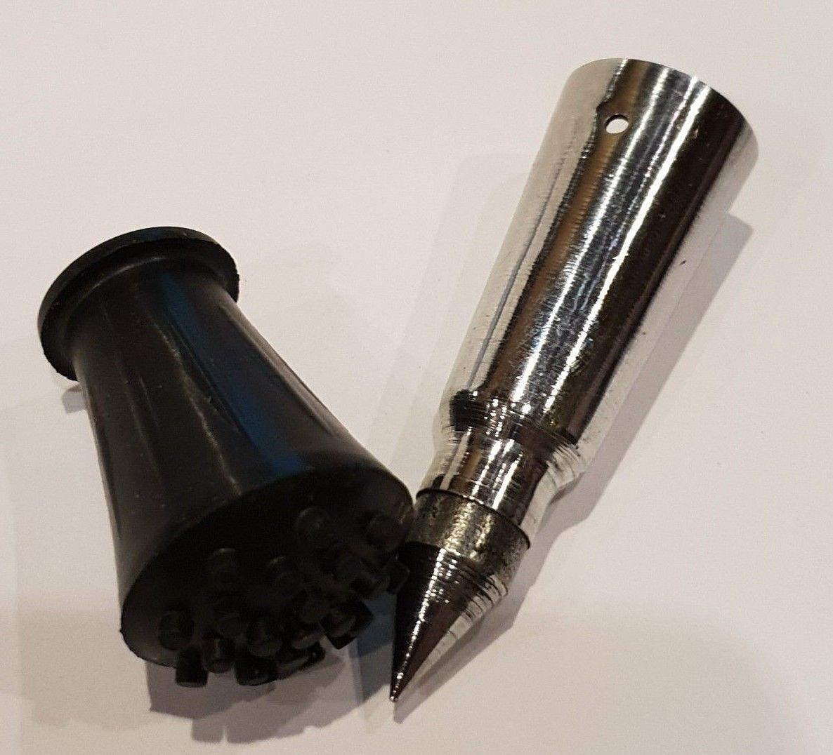 Alpine Spike PLUS Rubber Foot Ferrule Combination for Walking Hiking