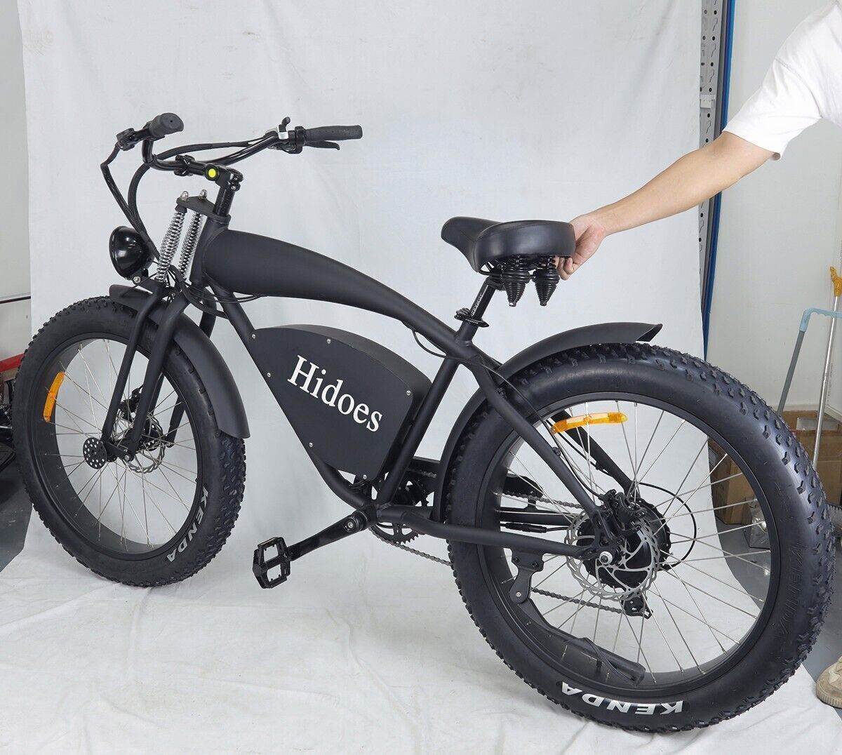 1200W Adult Electric Bike Cruiser Bicycle 35 mph 48V 26" Off road Fat Tire Ebike