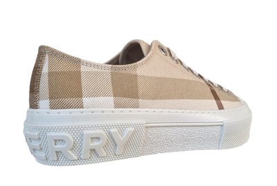 BURBERRY BURBERRY WOMEN'S SHOES SNEAKERS IN COTTON 8065647 ROPE CHECK