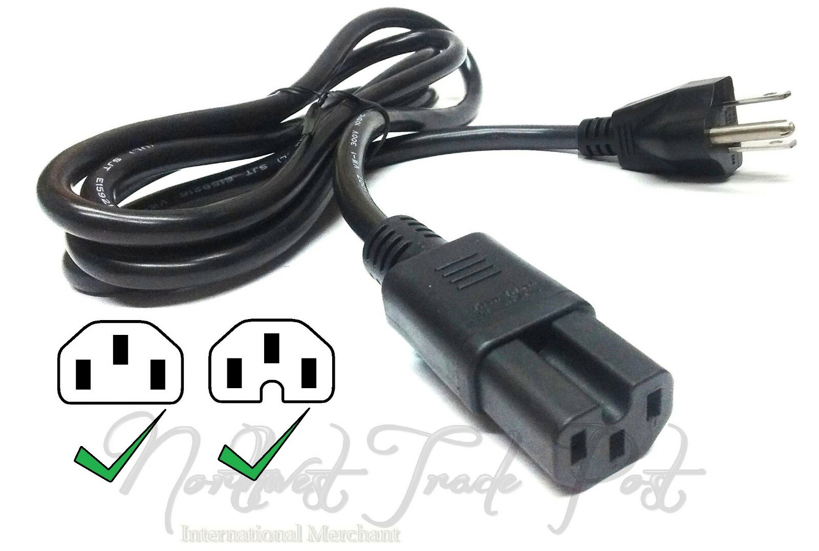 AC Power Cord for Korg Pro Arranger Workstation Synthesizer Keyboard 3-Pin Model