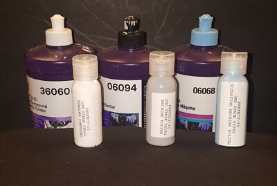 3M Perfect-It Buffing & Polishing Kit 36060, 06094, 06068 in 1 oz bottles 