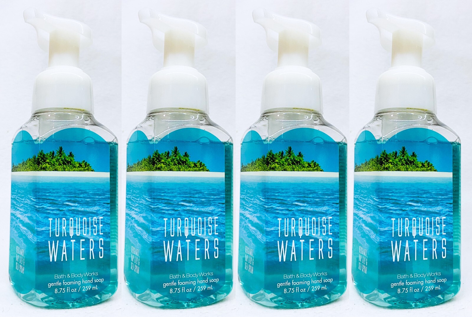 【Turquoise Water】Bath&bodyworks ハンドソーセット 4 Bath & Body Works TURQUOISE WATERS Gentle Foaming Hand