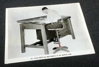 Burkhardt Company Detroit MI Chairs - Drafting Room Chair 8x10 Photograph