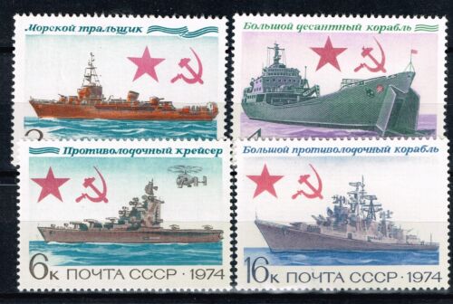 Russia History Famous Battle Ships set 1974 MNH A-11