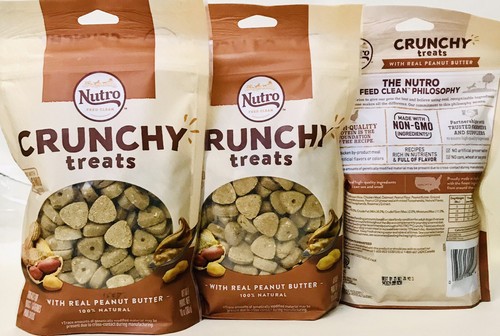 nutro crunchy treats peanut butter