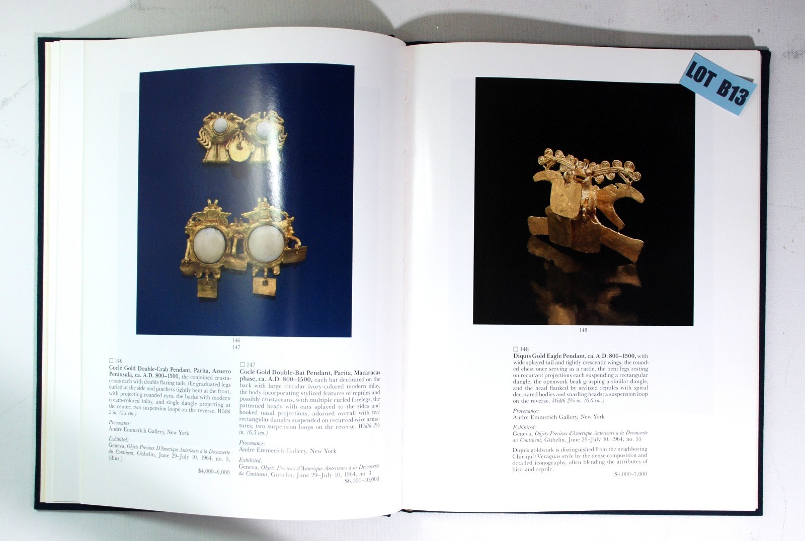 Sothebys Collection Guy Du Boisrouvray Auction Book 1989 Hardcover Lot B13