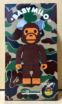 Be@rbrick Milo 400% Ear Clear Ver BAPE