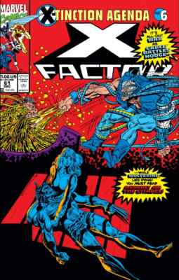 Marvel Comics X-Factor #61 Copper Age 1990 X-tinction Agenda