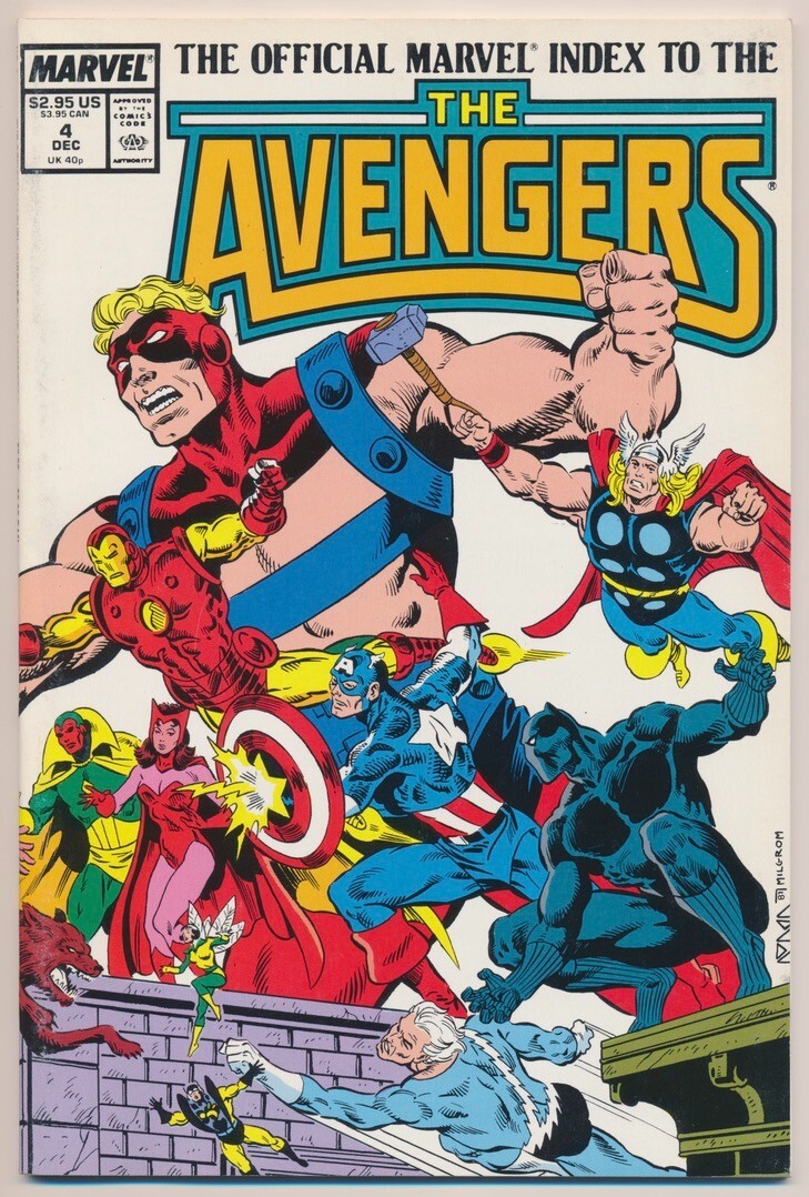 The Official Marvel Index to The Avengers #4 Comic Book
