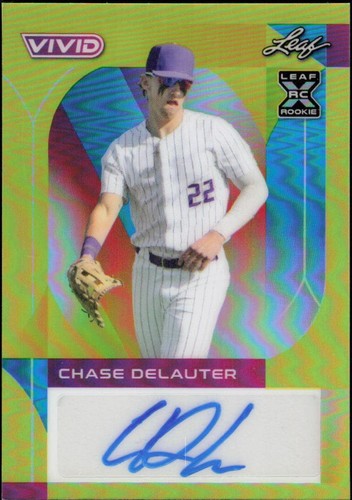2022 Leaf Vivid - Chase DeLauter #BA-CDL