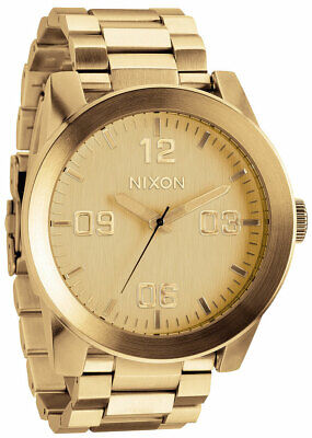 Pre-owned Nixon Corporal Ss Watch - All Gold -