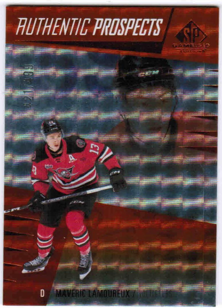 2023-24 Upper Deck SP Game Used CHL Edition - Maveric Lamoureux #54
