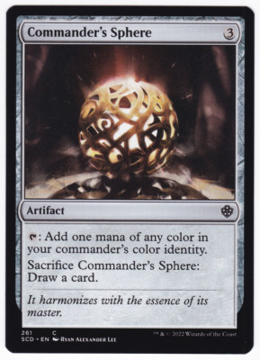 MTG Commander Starter 2022 C Commander's Sphere #261 PLAYSET 4x x4