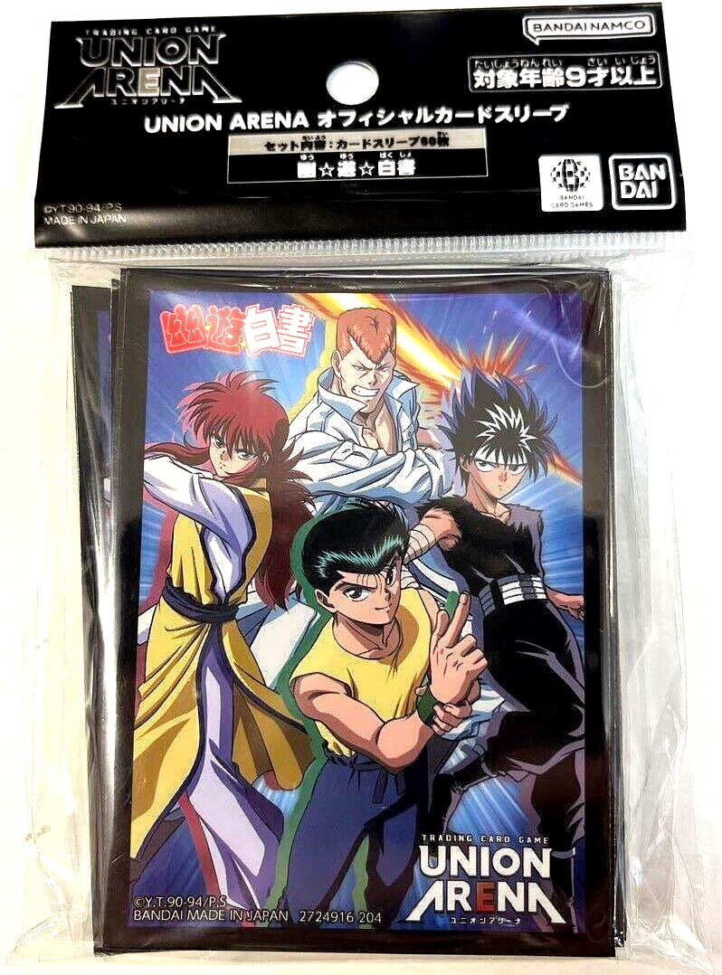 Trading Card Union Arena YuYu Hakusho 60 Sleeve Japanese NEW