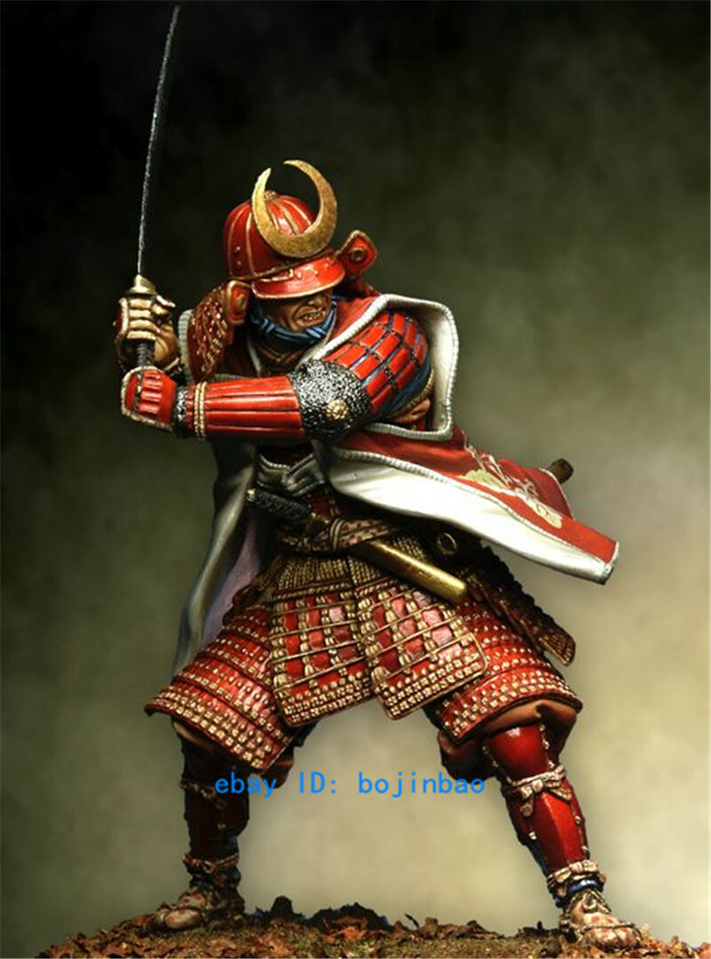 90mmH Ancient Japanese Samurai Unpainted Resin Figure Model Kits Unassembled GK | eBay