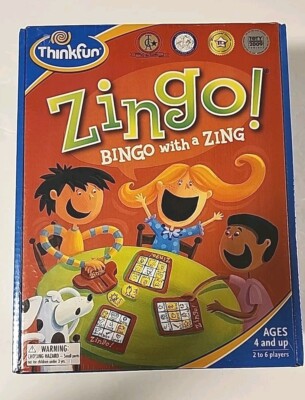 Zingo! Zingo by ThinkFun Bingo with a Zing Game 2 To 6 Players Ages 4+
