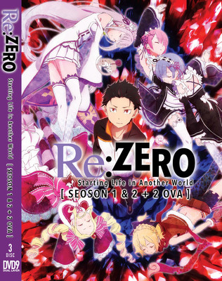 DVD Re:Zero Starting Life In Another World Season 1 & 2 + 2 OVA English Dubbed