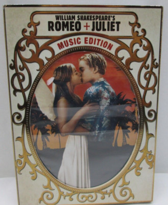 Romeo & Juliet: Music Edition (DVD, 1996) With Slip Cover Leonardo DiCaprio NEW