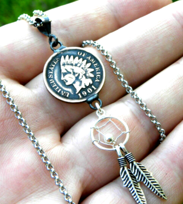 Indian head penny best sale necklace