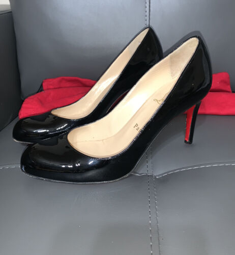 Shiny Black Classic christian louboutin Simple 100 Pumps Shiny Black Classic christian louboutin Simple 100 Pumps