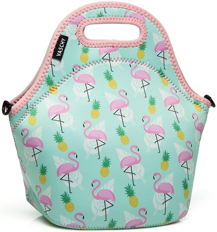 Bag For Girls, Neoprene Insulated Lunch Tote With Detachable