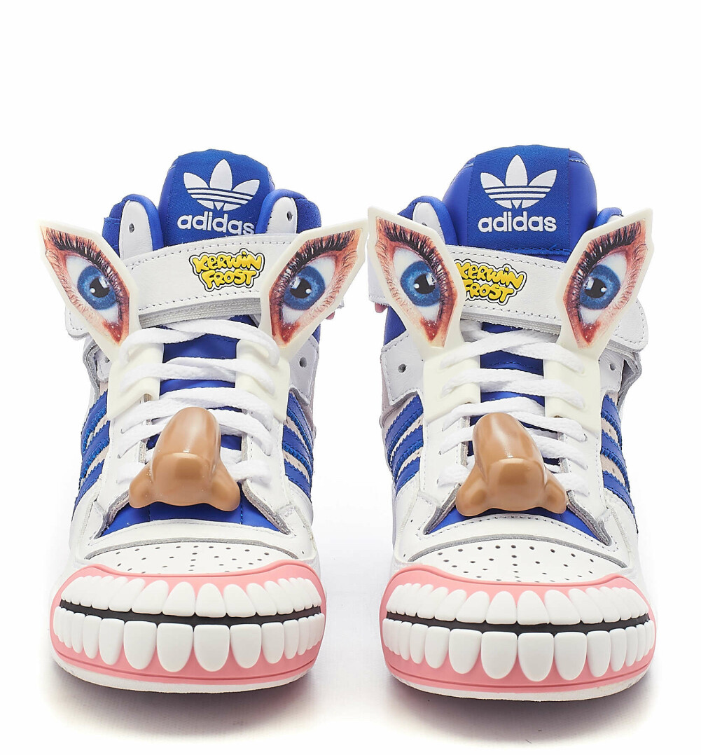 大人気☆KERWIN FROST☆Adidas☆FORUM HI HUMANCHIVES SHOES☆ Size 8 - adidas Kerwin Frost x Forum High Humanchives for