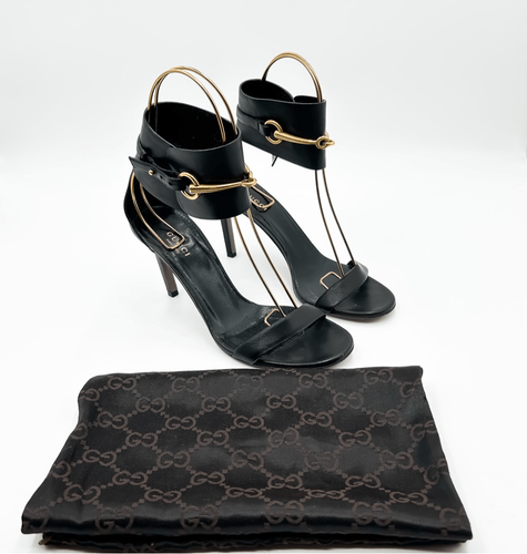 B*n様 GUCCI ブラック スエード ハイヒール 中古・古着通販】GUCCI (グッチ) ホースビットハイヒール