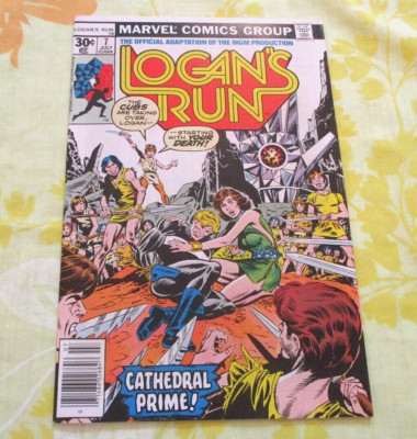 LOGAN'S RUN #7 Marvel BRONZE AGE VF 8.0
