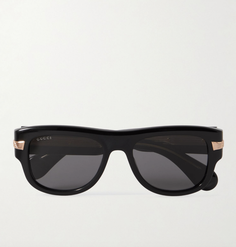 Pre-owned Gucci Gg1517s-001 Black Sunglasses In Gray