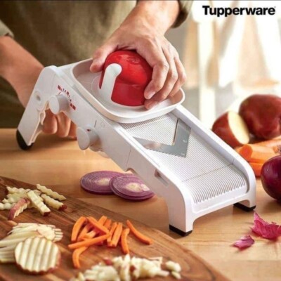 NEW TUPPERWARE Mandoline, Slice & Dice 8 Shapes, 9 Thicknesses NEW IN BOX