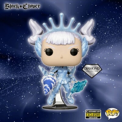 FUNKO POP! BLACK CLOVER NOELLE VALKYRIE ARMOR #1421 + PROTECTOR + DIAMOND + EEE 