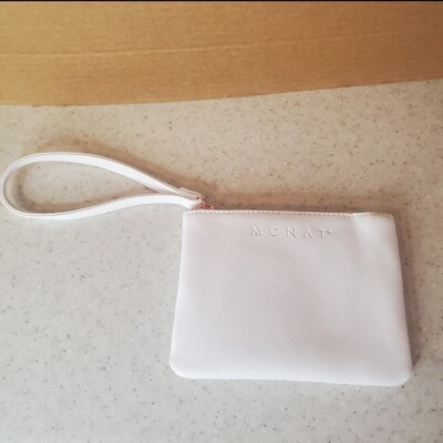 Monat Wristlet White & Rose Gold Wallet Womens New never used