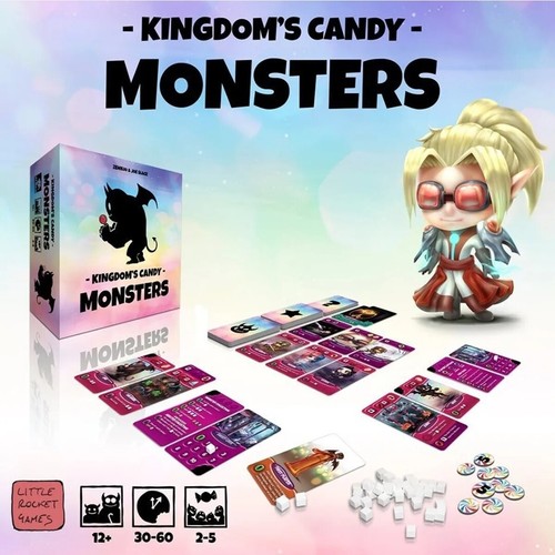 New & Sealed! Giga Mech Games Kingdom's Candy Monsters Card Game FREE SHIPPING!
