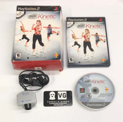 Ps2 - Eye Toy Kinetic Camera Bundle Sony PlayStation 2 Complete #2678
