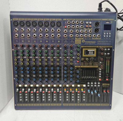 Soundtrack Pro-Audio Dragon-16 Passive Mixer, 16-Channel, USB, MP3 & Bluetooth