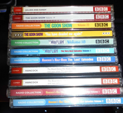 JOB LOT OF  10  COMEDY AUDIO CDS MIXED LOT PLEASE SEE LISTING FOR TITLES