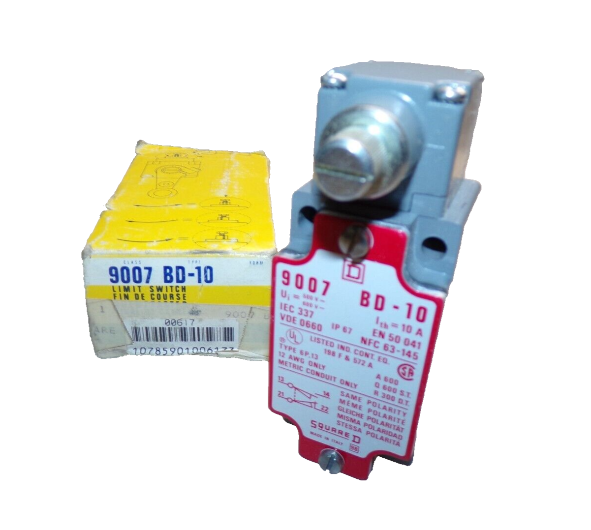 NEW SQUARE D 9007 BD-10 LIMIT SWITCH | eBay