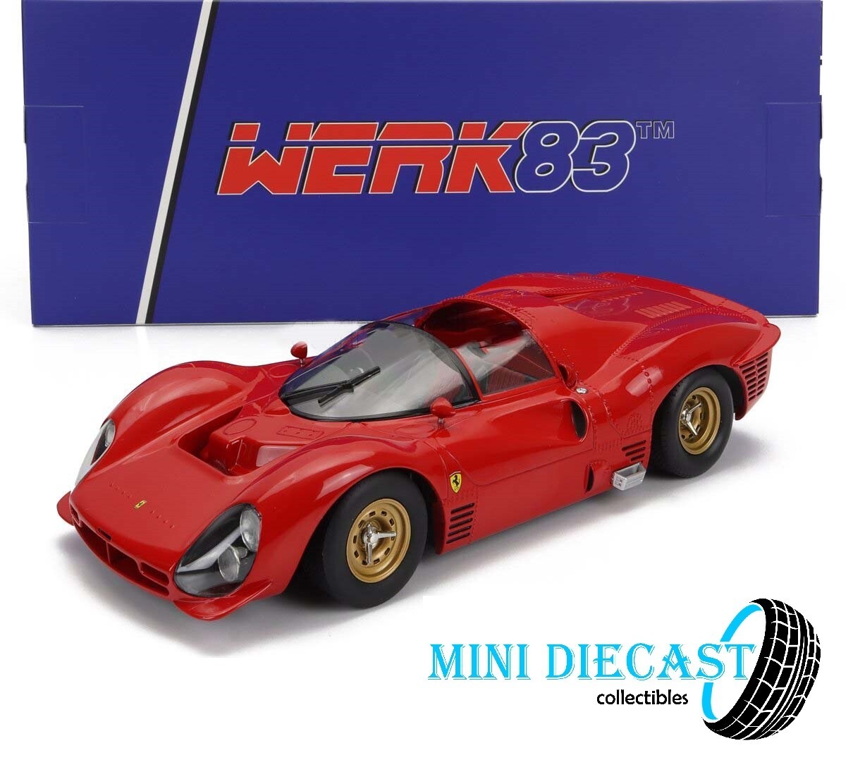 【Red Line】Ferrari 330 P3 n°21 1966 #RL1 MITICA-R MITICA101021 Scale 1/18 | FERRARI 330 P3 4.0L V12
