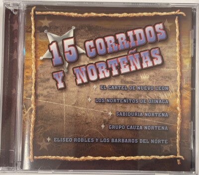 15 Corridos Y Nortenas: El Cartel De Nuevo Leon,Eliseo Robles CD (2004, Ramex)