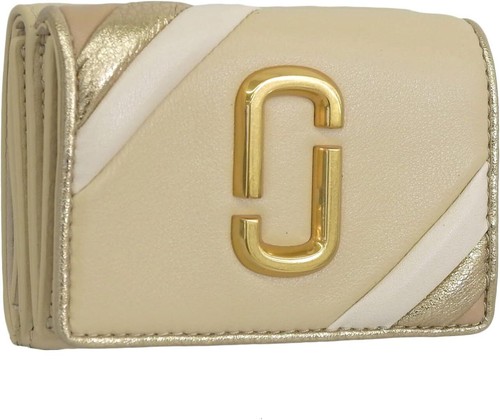 ☆MARC JACOBS☆ GLAM SHOT SHINY 二つ折り財布 CURD/WHEY MULTI MARC JACOBS THE GLAM SHOT SHINY TRIFOLD WALLET S160L01RE21