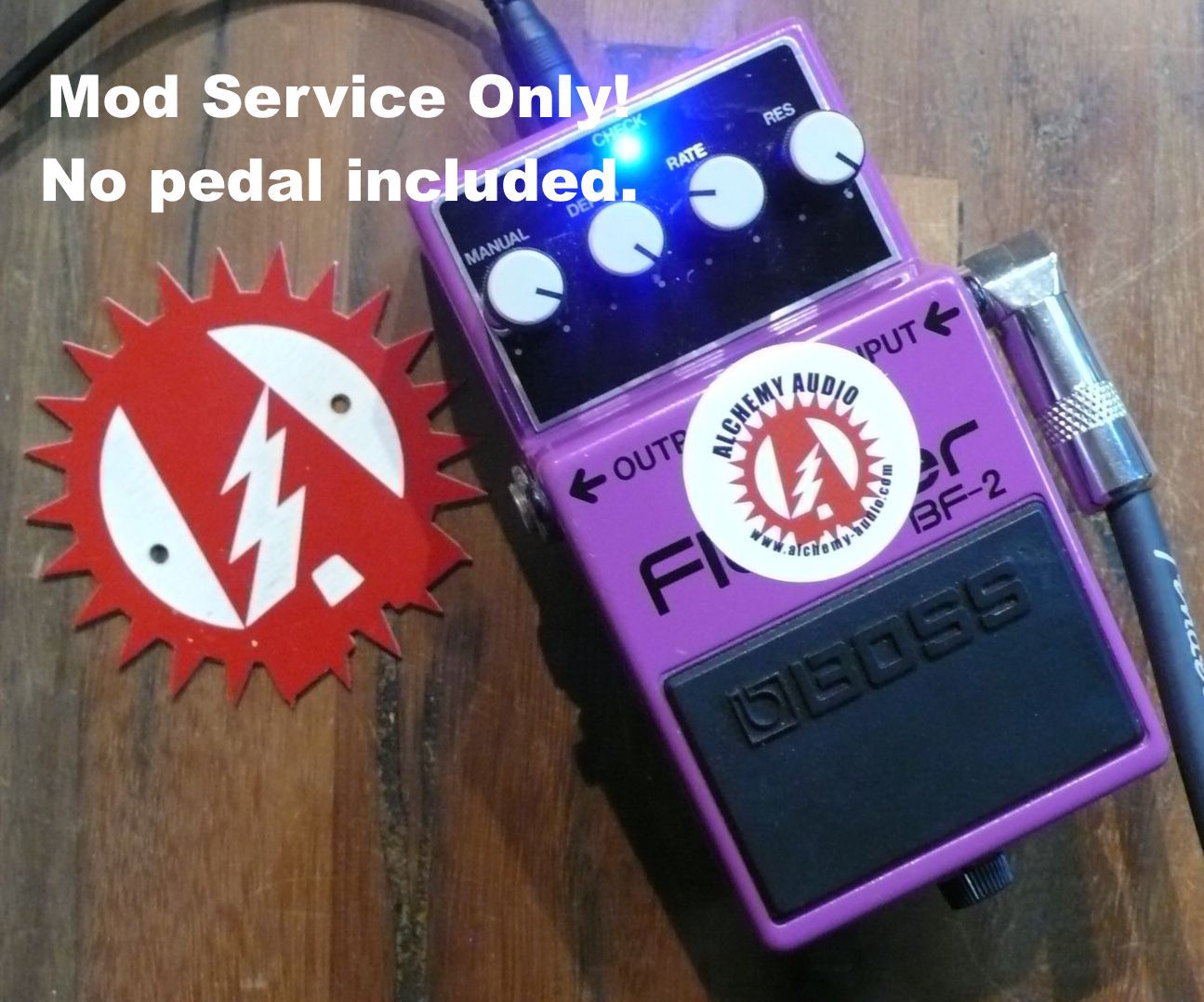 Modify your Boss BF-2 HF-2 Flanger! Mod service Only (No