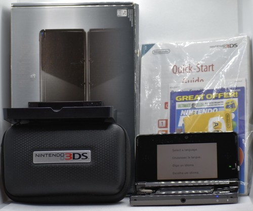 ３ＤＳ ／ ＢＬＡＣＫ Nintendo 3DS 2GB Handheld System - Cosmo Black for sale