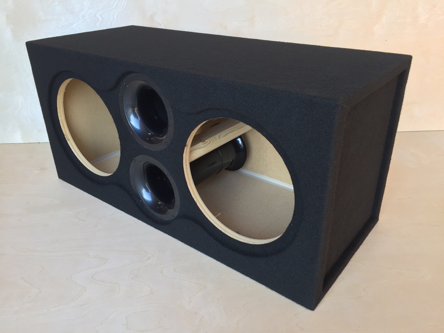Custom Ported Subwoofer Box Enclosure for 2 12
