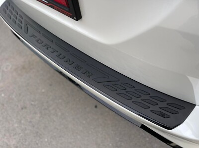 FULL BLACK REAR BUMPER PROTECTOR TRIM COVER FOR TOYOTA FORTUNER 2015-2024 HB