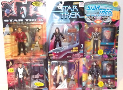 LOT Star Trek Borg Worf Movie Kirn Generations Sela ALIEN figure MOC sealed New