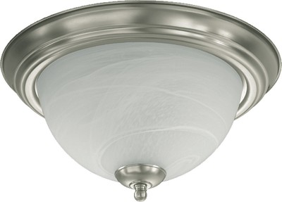 Quorum Quorum Home 2-Light 14'' Ceiling Light in Satin Nickel