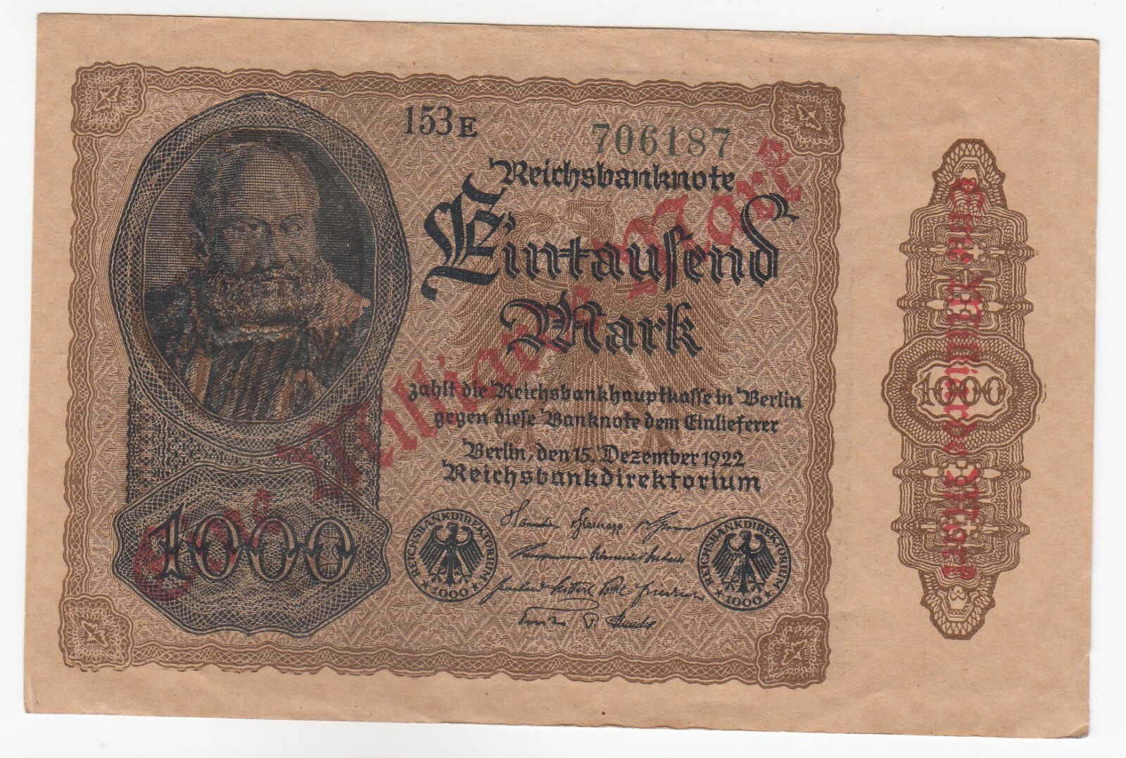 ドイツ　1000マルク 1922年 Deutschland, 1000 Marke, 1922, P82, XF | eBay