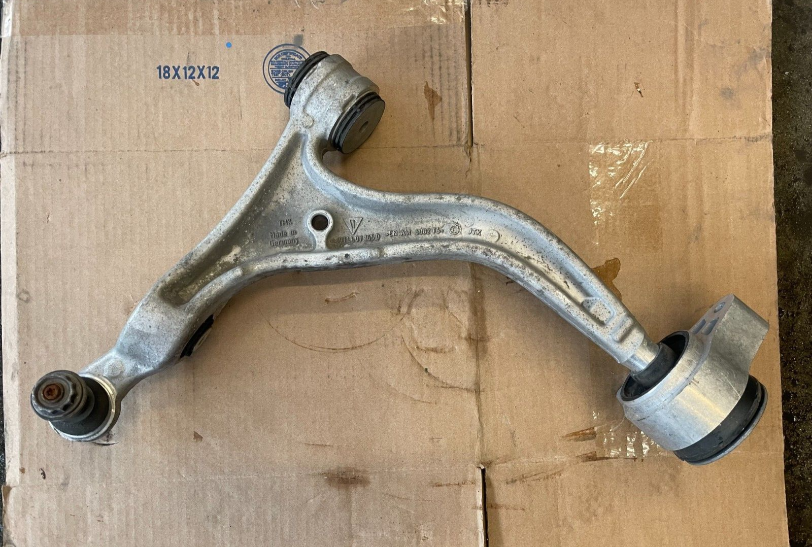 2017 - 2022 PORSCHE PANAMERA FRONT LEFT LOWER CONTROL ARM OEM