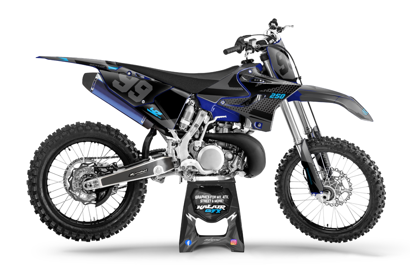 Graphics Kit for Yamaha YZ 125 250 (2015-2021) YZ125 YZ250